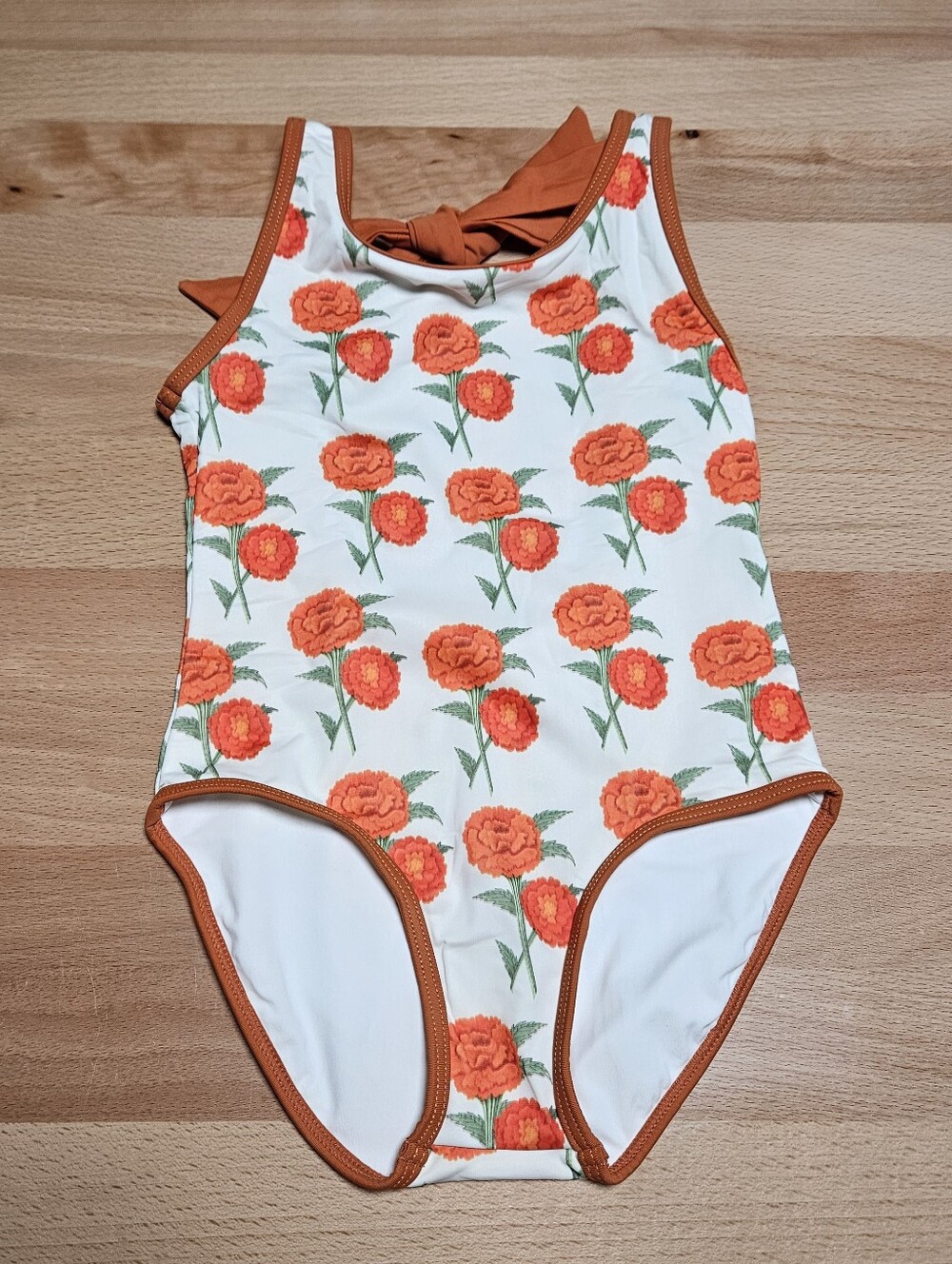 Saint Ida Naples Floral One Piece Malliot Swimsuit 5Y